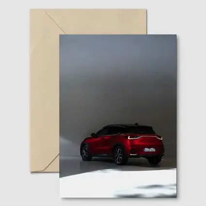 Lexus LBX Red SUV Studio Light