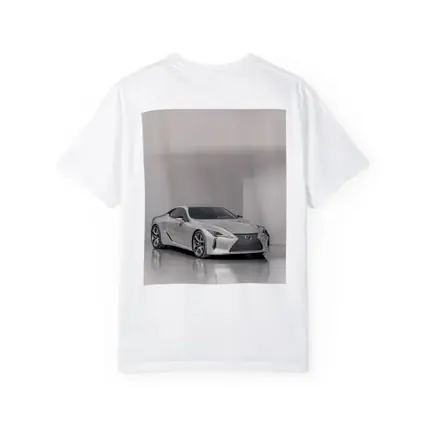 Lexus LC Silver Coupe Studio White Background