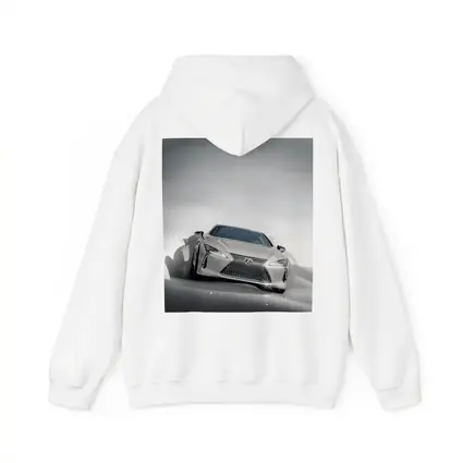 Lexus LC White Studio Light Background