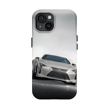 Lexus LC White Studio Light Background