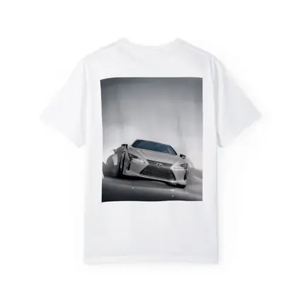 Lexus LC White Studio Light Background