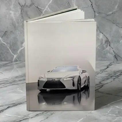 Lexus LC White Studio Minimal Background