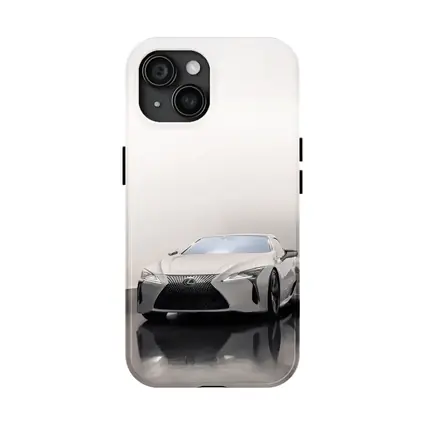 Lexus LC White Studio Minimal Background
