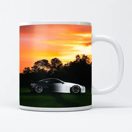 Lexus LC500 Coupe At Golden Sunset