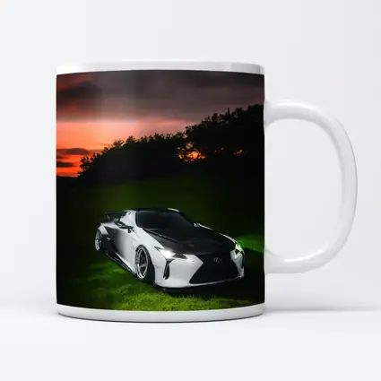 Lexus LC Wide Body Sunset Grass