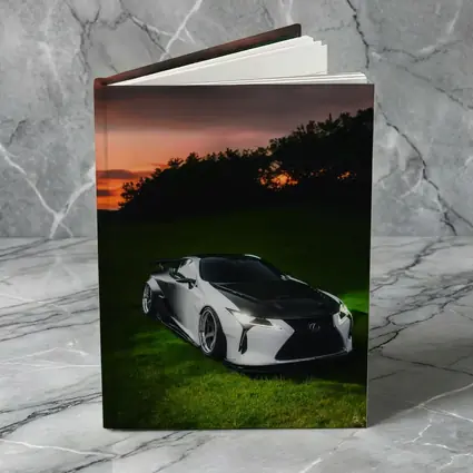 Lexus LC Wide Body Sunset Grass