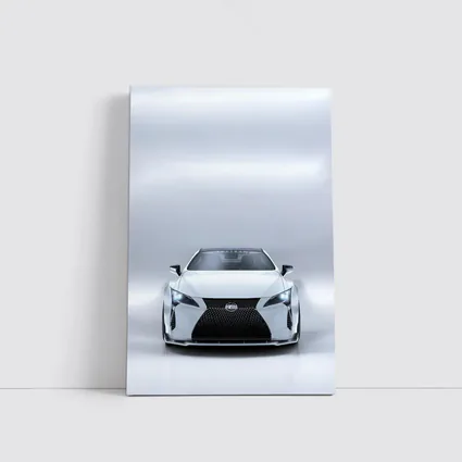 Lexus LC White Studio Front View