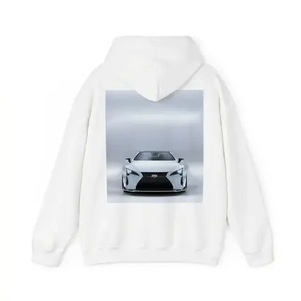Lexus LC White Studio Front View