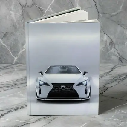 Lexus LC White Studio Front View