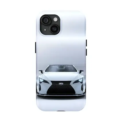 Lexus LC White Studio Front View