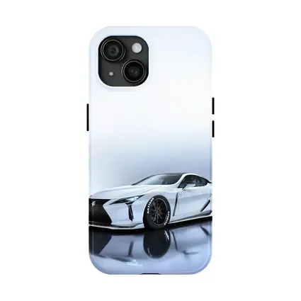 Lexus LC White Wide Body Studio Shot