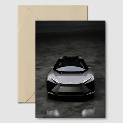 Lexus LF-ZC Concept Car Marble Floor