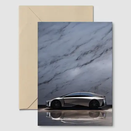 Lexus LF-ZC Concept Car Marble Background