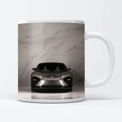 Lexus LF-ZC Concept Car White Marble Studio