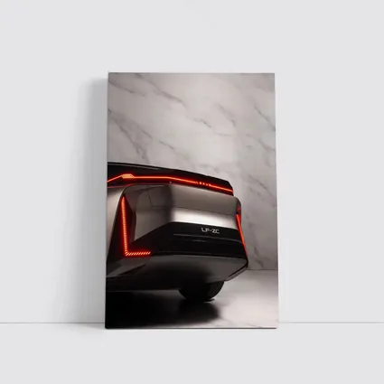Lexus LF-ZC Concept Rear White Marble