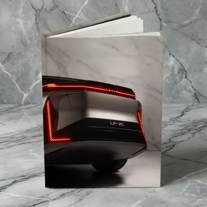 Lexus LF-ZC Concept Rear White Marble