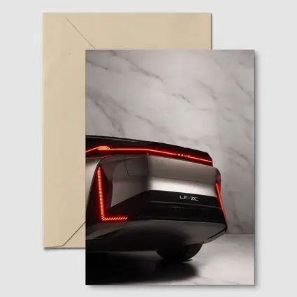 Lexus LF-ZC Concept Rear White Marble