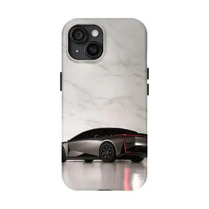 Lexus LF ZC Concept Silver Marble Background