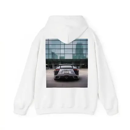 Lexus LFA Rear View Glass Building