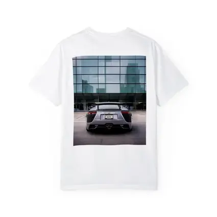Lexus LFA Rear View Glass Building
