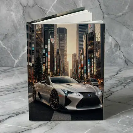 Lexus LC Tokyo City Street Sunset