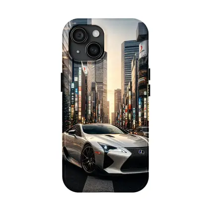 Lexus LC Tokyo City Street Sunset
