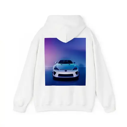 Lexus LFA White Supercar Neon Studio