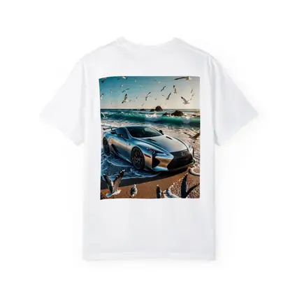 Lexus LFA Silver Sports Car Beach