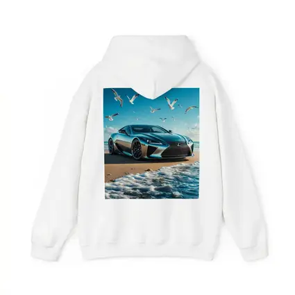 Lexus LC Coastal Beach Blue Sky
