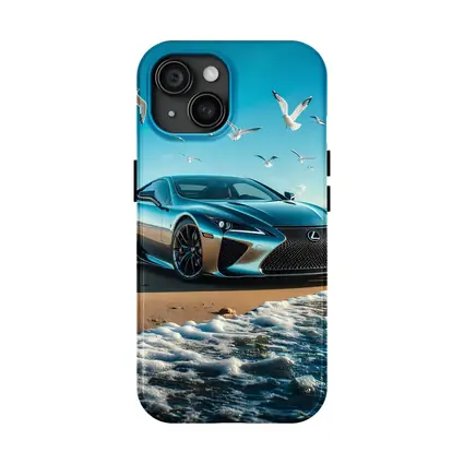 Lexus LC Coastal Beach Blue Sky