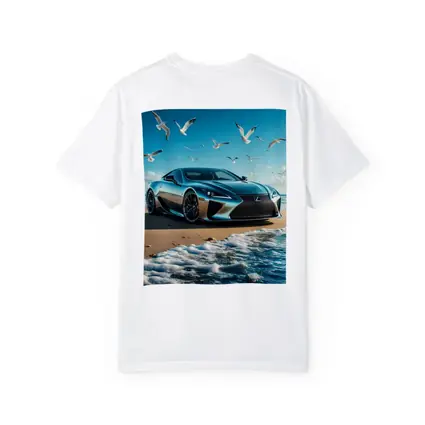 Lexus LC Coastal Beach Blue Sky