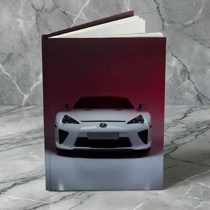 Lexus LFA White Supercar Red Background