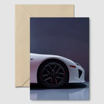 Lexus LFA White Supercar Studio Shot