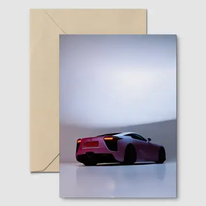 Lexus LFA Pink Supercar Studio Shot