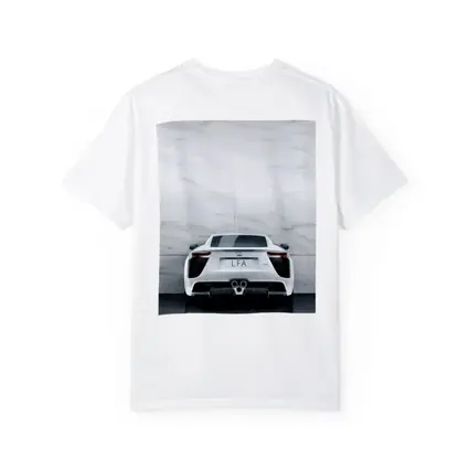 Lexus LFA White Rear Marble Wall