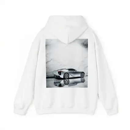 Lexus LFA Silver White Marble Studio