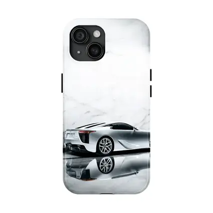 Lexus LFA Silver White Marble Studio
