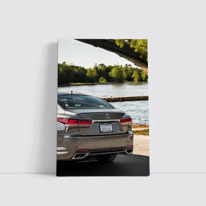 Lexus LS500 Rear View By River