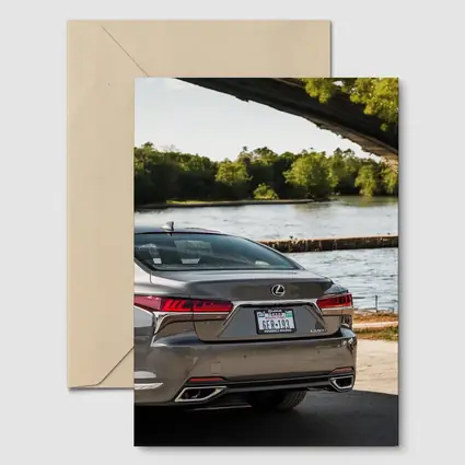 Lexus LS500 Rear View By River