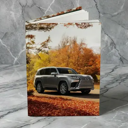 Lexus LX SUV Parked In Autumn Forest