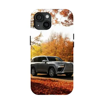 Lexus LX SUV Parked In Autumn Forest