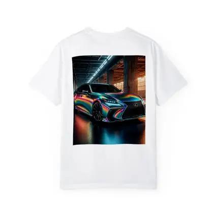 Lexus LS Holographic Wrap Industrial Garage