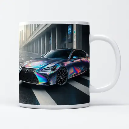 Lexus LS Holographic Wrap Urban Street