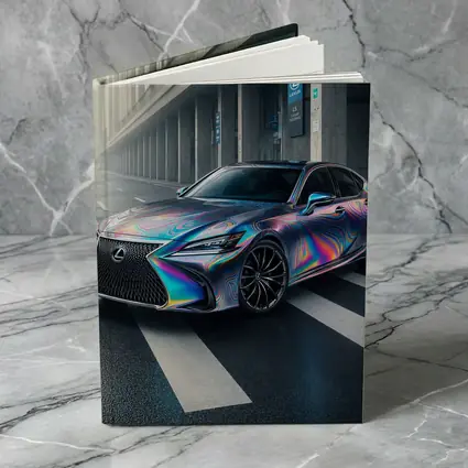 Lexus LS Holographic Wrap Urban Street
