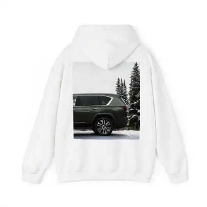 Lexus LX Green SUV Snowy Forest