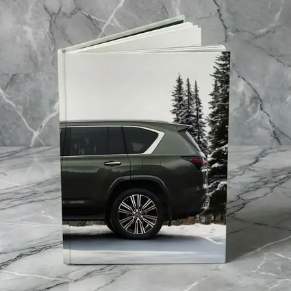 Lexus LX Green SUV Snowy Forest