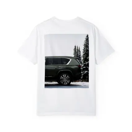 Lexus LX Green SUV Snowy Forest