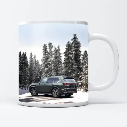 Lexus LX Winter Snow Forest Green SUV