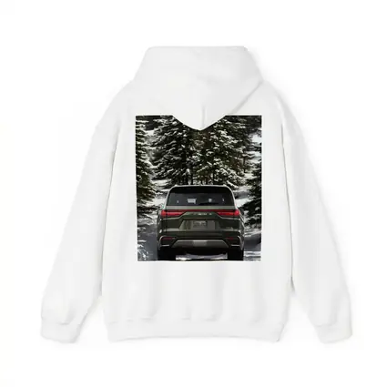 Lexus LX 600 Rear Snowy Forest Road