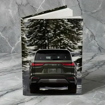 Lexus LX 600 Rear Snowy Forest Road